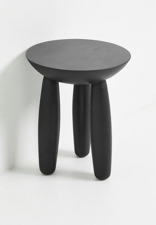 Sixth Floor - Toto Wooden Side Table - Black