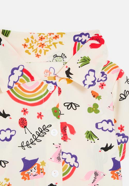 Pop Candy - Printed shirt dress - multi