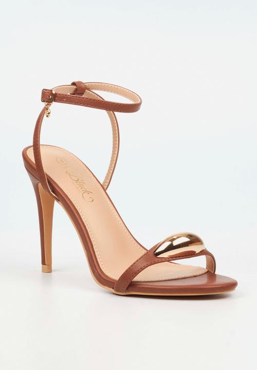 Miss Black - Jazz 35 heel - brown