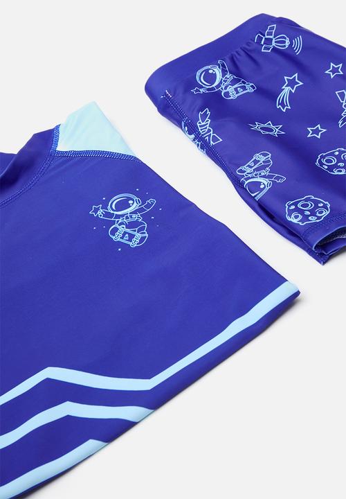 Pop Candy - 3 piece swimset - neon blue