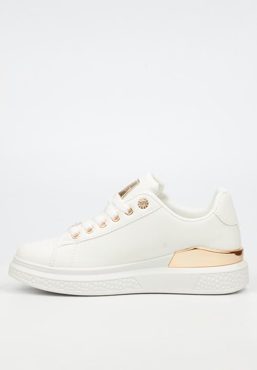 Miss Black - Lezan 2 low top sneaker - white