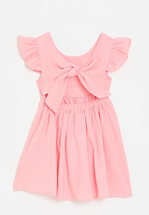 Pop Candy - Frilled sleeve dress - light pink  