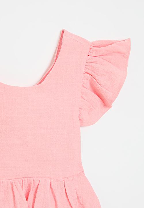 Pop Candy - Frilled sleeve dress - light pink  