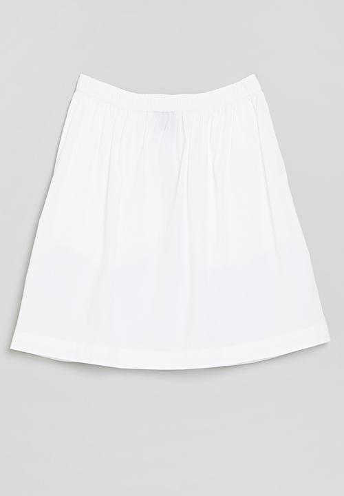POLO - Girls brenda pull on skirt - white