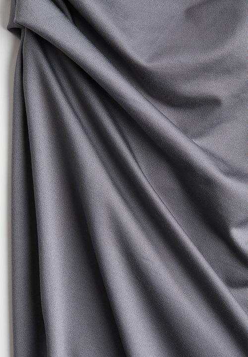 H&M - Draped bodycon dress - grey
