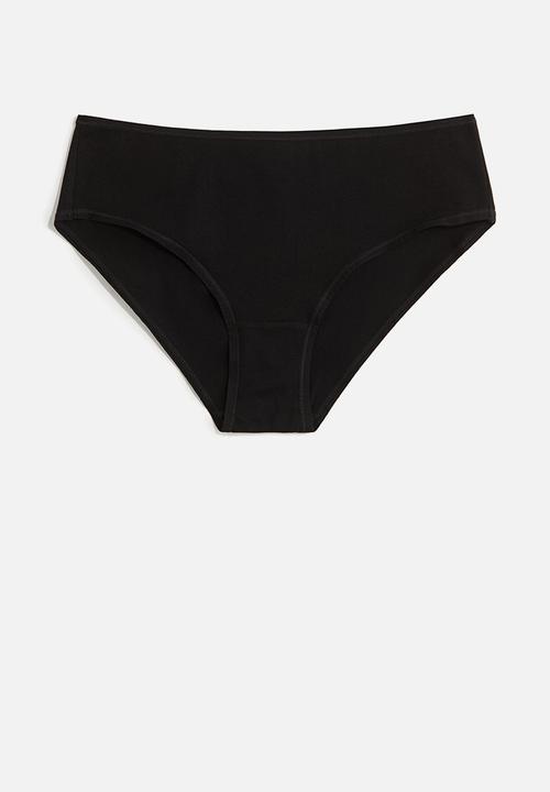 H&M - 3-Pack cotton hipster briefs - black