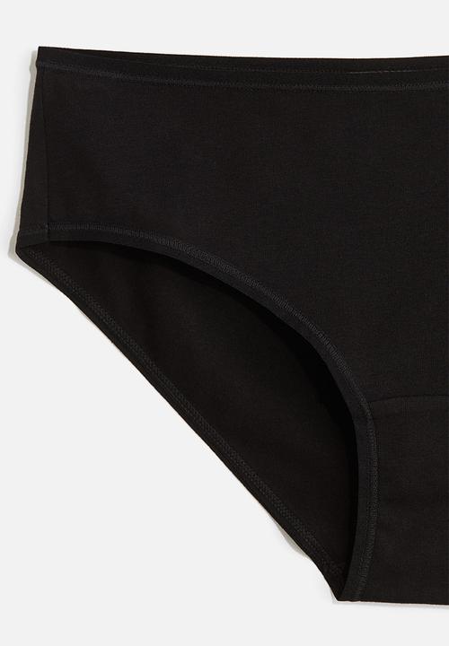 H&M - 3-Pack cotton hipster briefs - black