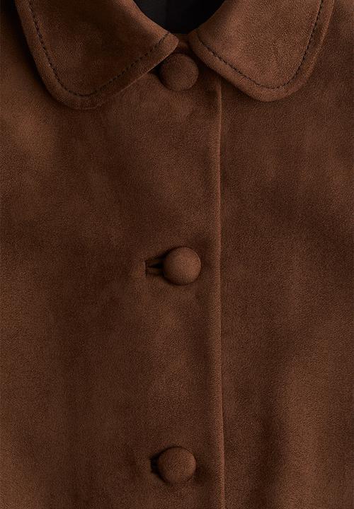 H&M - Oversized jacket - dark brown