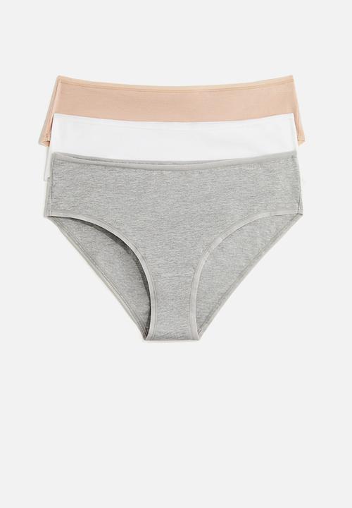 3-Pack cotton hipster briefs - multi