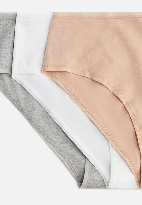 H&M - 3-Pack cotton hipster briefs - multi 