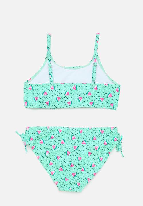 Pop Candy - Printed bikini set - green