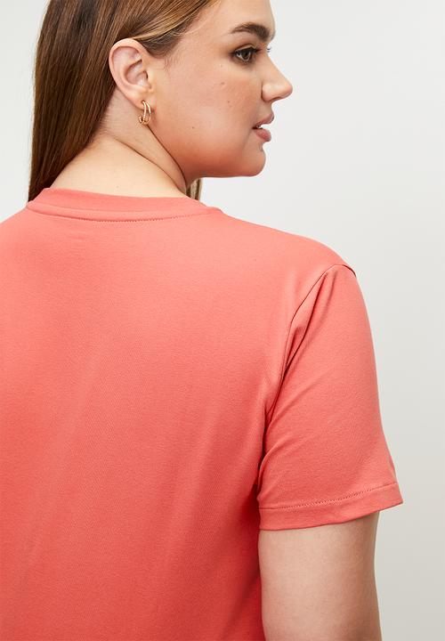 POLO - Plus wmn allie ss t-shirt - brick