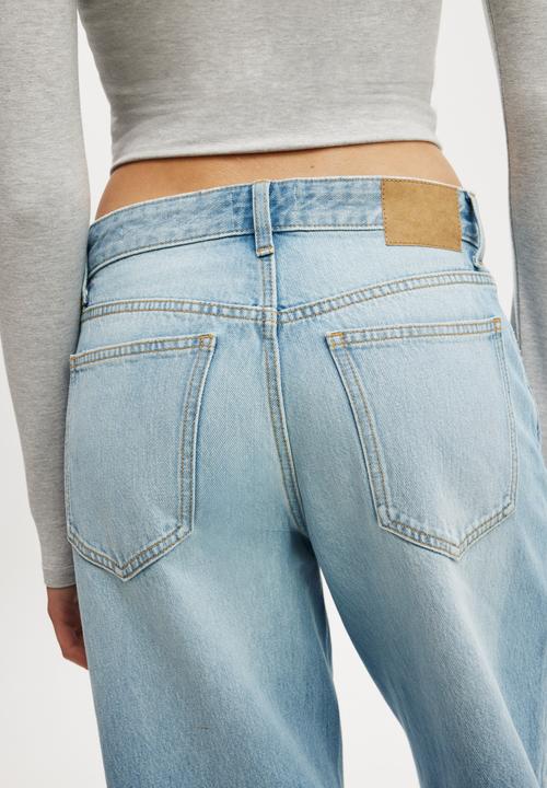 Cotton On - Relaxed wide jean - cassette blue