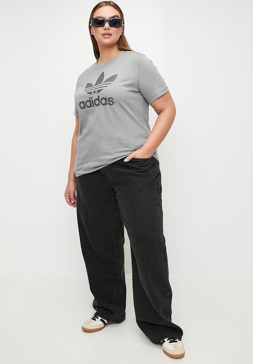adidas Originals - Plus TREFOIL TEE W - grey