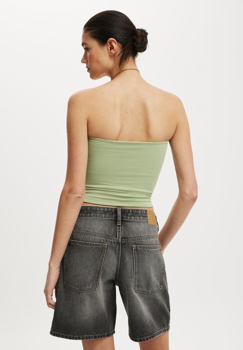 Cotton On - Relaxed denim short -  jaggar black
