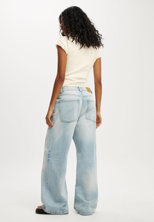 Cotton On - Low Super Baggy Jean - Malibu Blue
