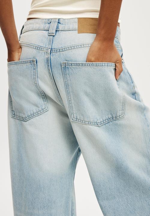Cotton On - Low Super Baggy Jean - Malibu Blue