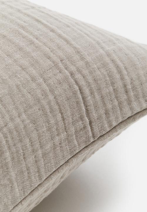 H&M - Cotton muslin pillowcase - light mole 