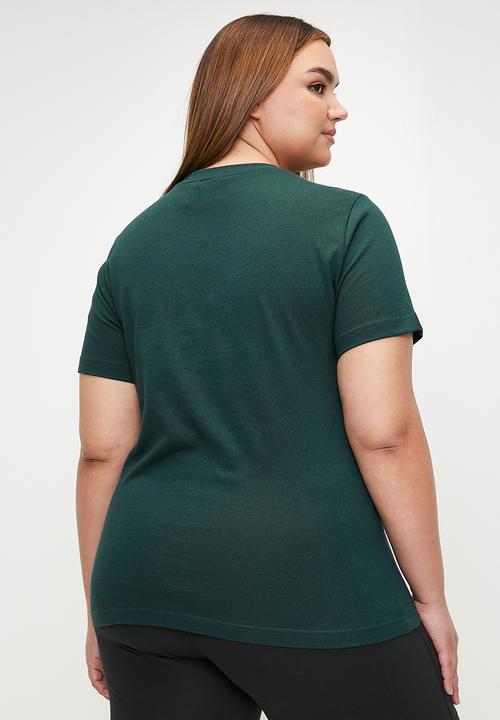 adidas Originals - Plus trefoil tee w - green