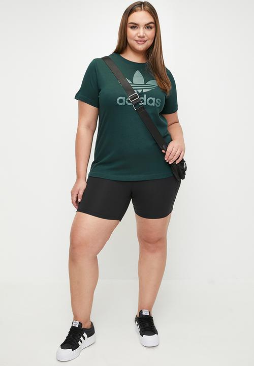 adidas Originals - Plus trefoil tee w - green