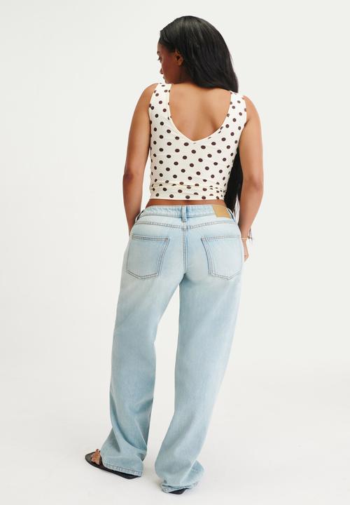 Cotton On - Curvy low rise straight jean - notion blue