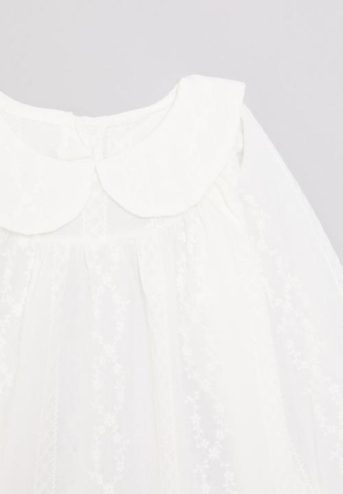 Pop Candy - Peter pan collar shirt - white