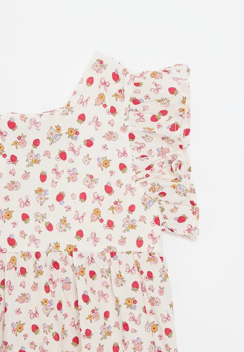 Pop Candy - Floral back tie top - multi