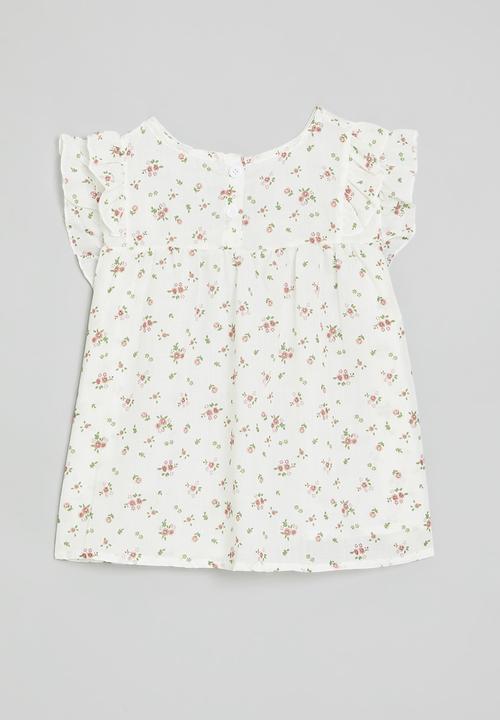 Pop Candy - Frilled sleeve top - multi