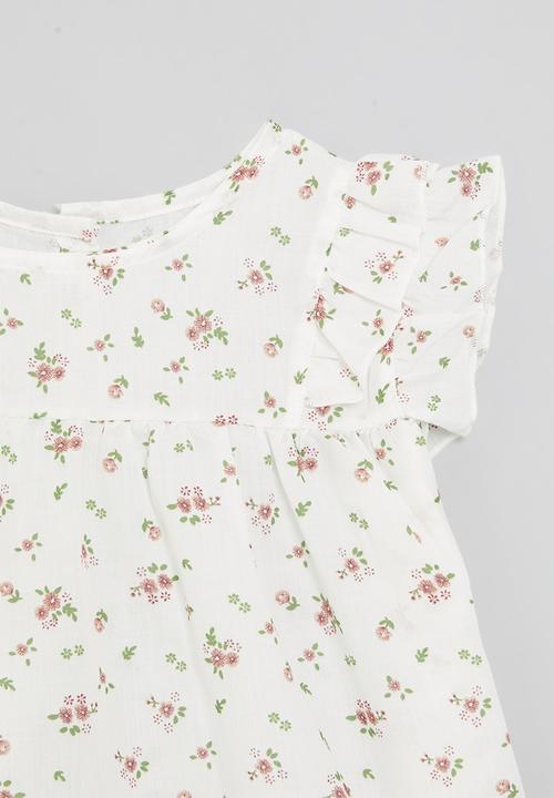 Pop Candy - Frilled sleeve top - multi