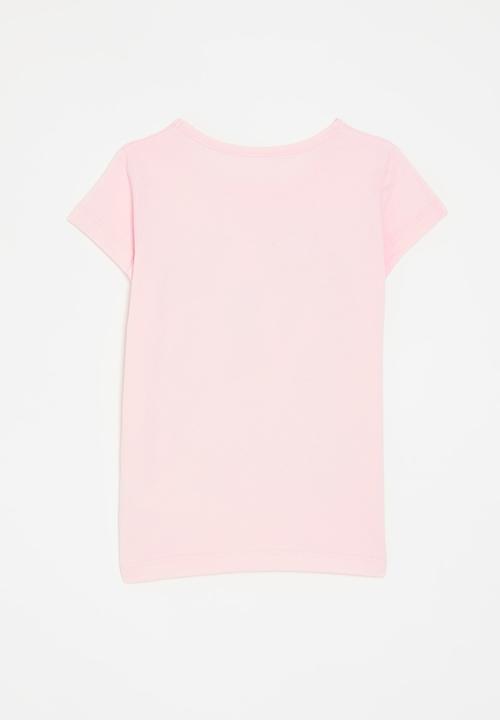 Pop Candy - Printed tee - pink & green