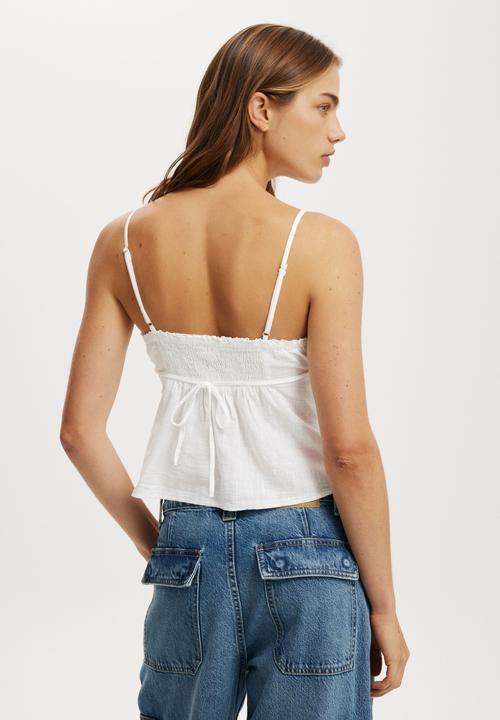 Cotton On - The daydream cotton cami - white