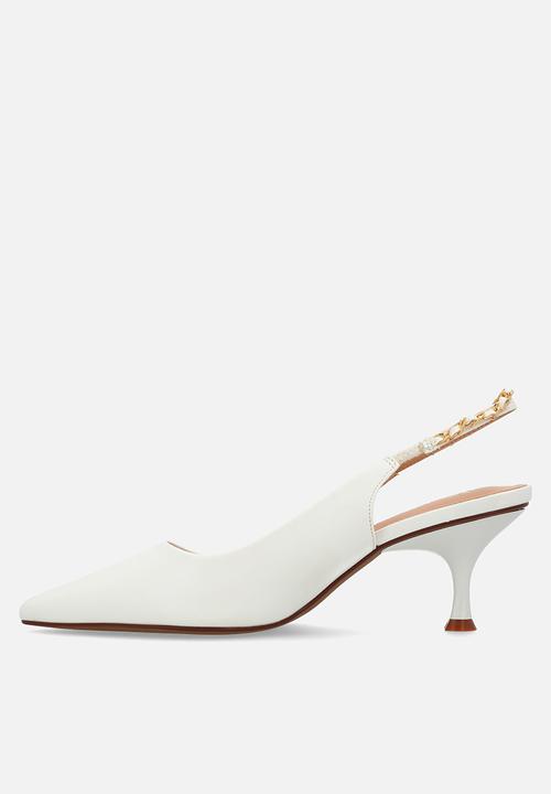 Nine West - Galbin heel - white