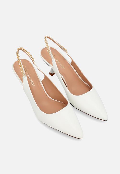 Nine West - Galbin heel - white