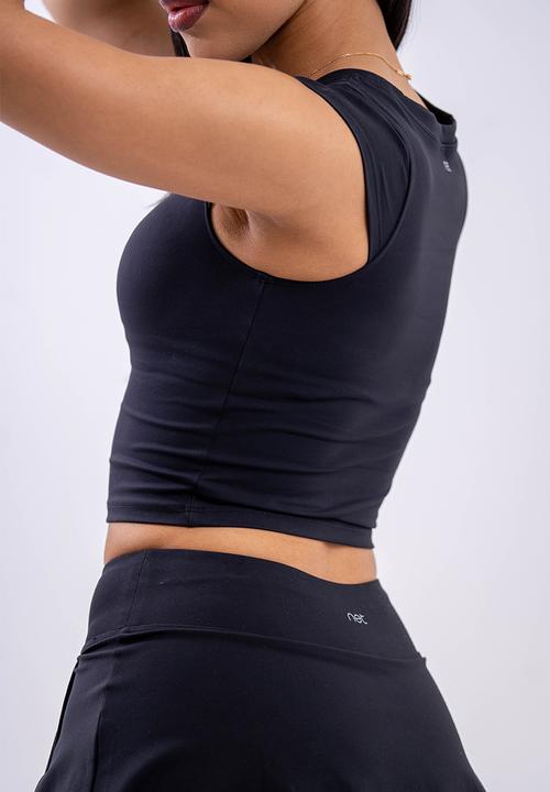 Net Athletic - Cross court tee - jet black