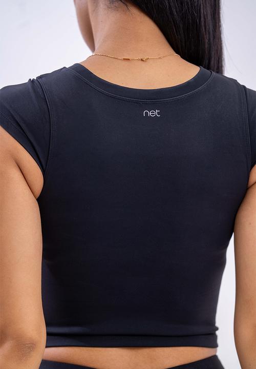 Net Athletic - Cross court tee - jet black