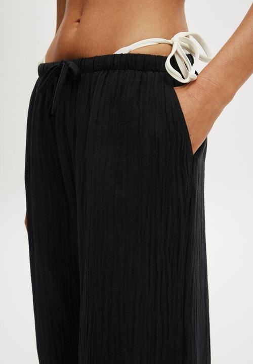 Cotton On - Bronte Beach Pant - Black