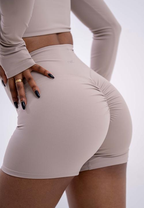 Net Athletic - Align shorts - sandstone cream