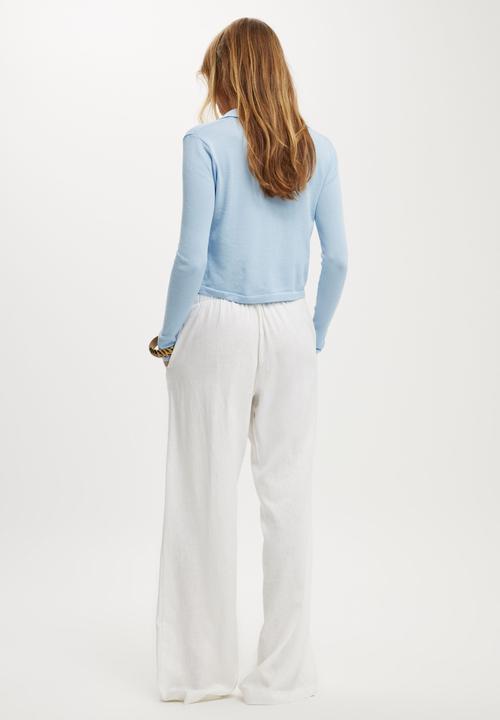 Cotton On - Haven wide leg pant - white