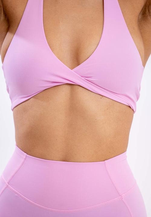 Net Athletic - Elevate twist bra - bubblegum pink