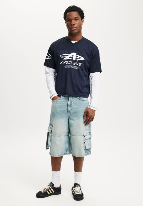 Cotton On - Football Jersey - True Navy/Archive