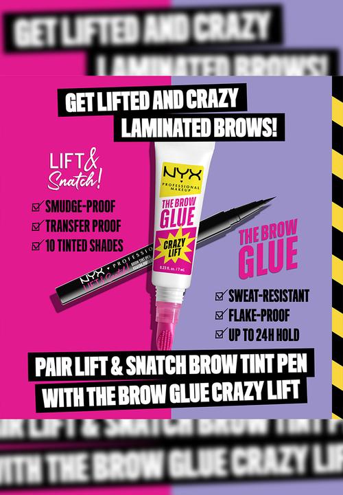 NYX Professional Makeup - Brow Glue Crazy Lift Lamination Gel