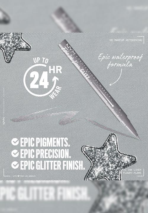 NYX Professional Makeup - Epic Ink Liner Glitz - Flashy Flare