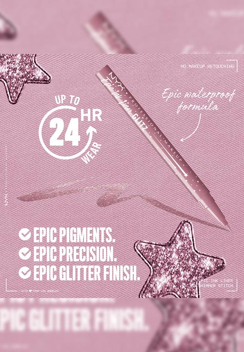 NYX Professional Makeup - Epic Ink Liner Glitz - Shimmer Stitch