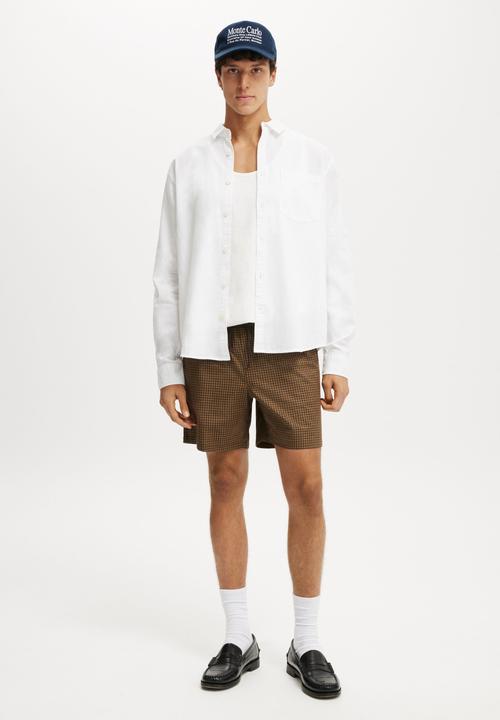 Cotton On - Luca Long Sleeve Shirt - White