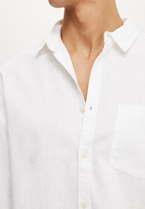 Cotton On - Luca Long Sleeve Shirt - White