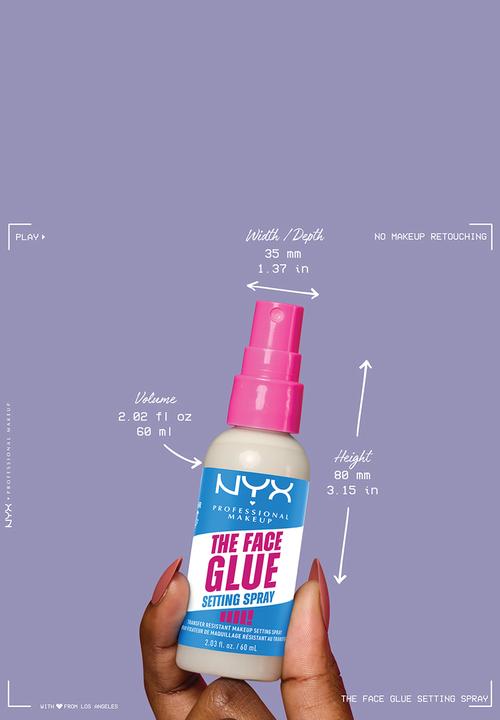 NYX Professional Makeup - Face Glue Setting Spray 60ml