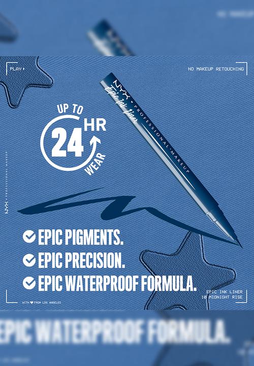 NYX Professional Makeup - Epic Ink Liner - Mid Night Rise