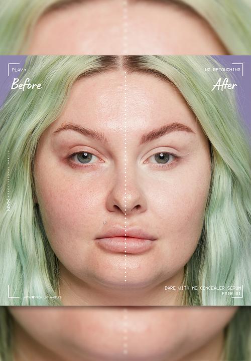 NYX Professional Makeup - Bare with me serum and calm concealer - Fair