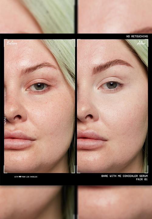 NYX Professional Makeup - Bare with me serum and calm concealer - Fair