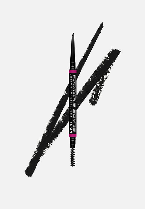 NYX Professional Makeup - Blade N Shade Brow Pencil - Black
